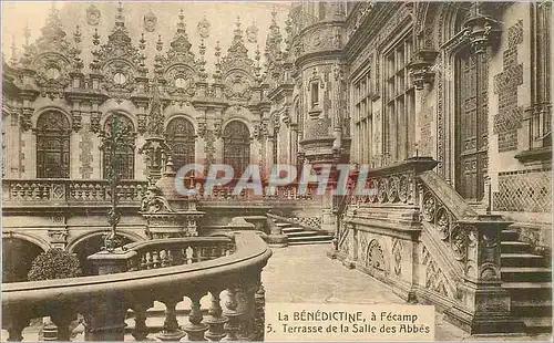 Cartes postales La Benedictine a Fecamp Terrasse de la Salle des Abbes