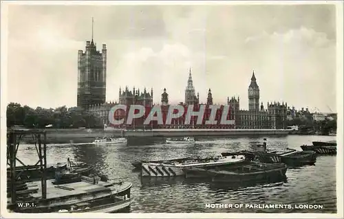 Moderne Karte Mother of Parliaments London Bateau