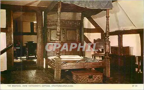 Cartes postales moderne The Bedstead Anne Hathaway's Cottage Stratford Upon Avon