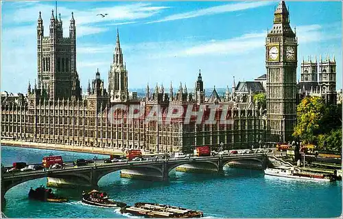 Moderne Karte The Houses of Parliament London