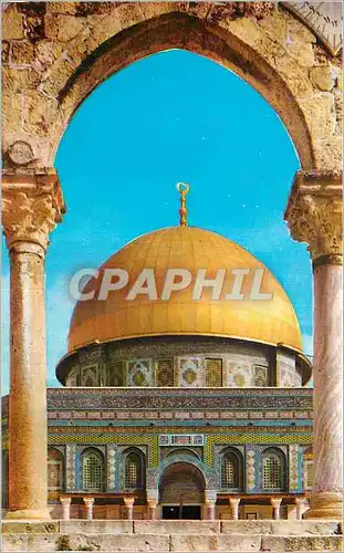 Moderne Karte Jerusalem Dome of the Rock