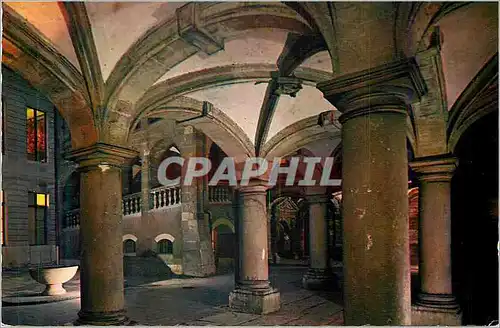 Cartes postales moderne Geneve La Cour de l'Hotel de Ville