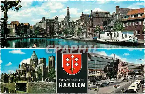 Moderne Karte Haarlem Groeten uit