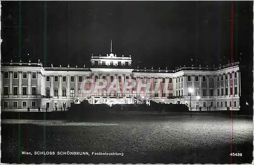 Cartes postales moderne Wien Schloss Schonbrunn Festbeleuchtung