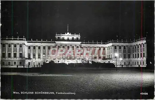 Moderne Karte Wien Schloss Schonbrunn Festbeleuchtung