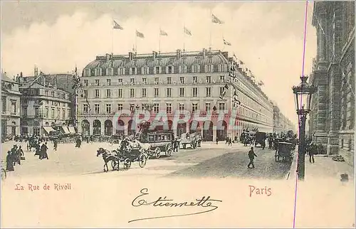 Cartes postales Paris La Rue de Rivoli