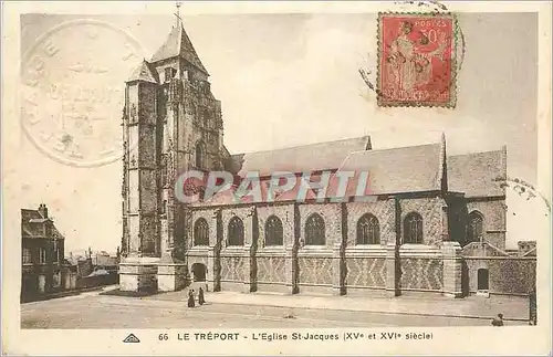 Cartes postales Le Treport L'Eglise St Jacques (XVe et XVe Siecle)