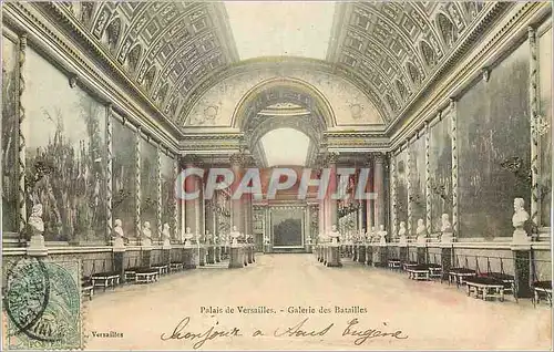 Cartes postales Palais de Versailles Galerie des Batailles