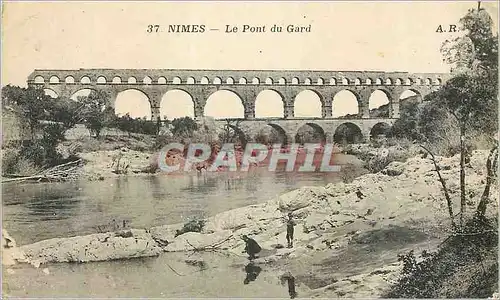 Cartes postales Nimes Le Pont du Gard