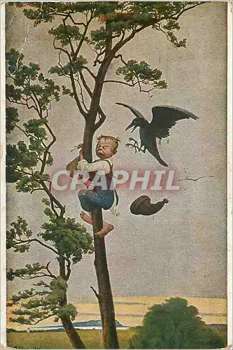 Cartes postales Enfant Crbeau