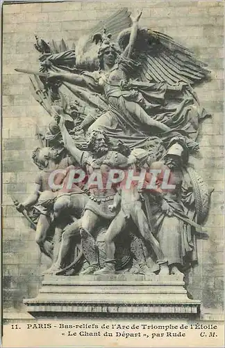 Ansichtskarte AK Paris Bas Reliefs de l'Arc de Triomphe de l'Etoile