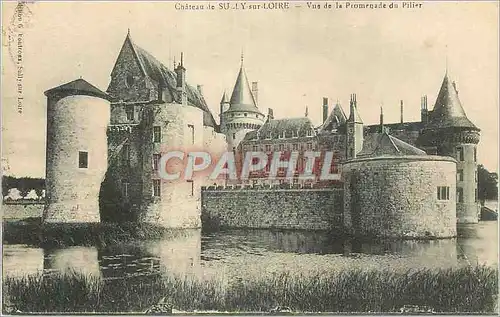 Cartes postales Chateau de Sully sur Loire Vue de la Promenade du Pilier