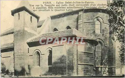 Cartes postales Paris Eglise Saint Julien le Pauvre