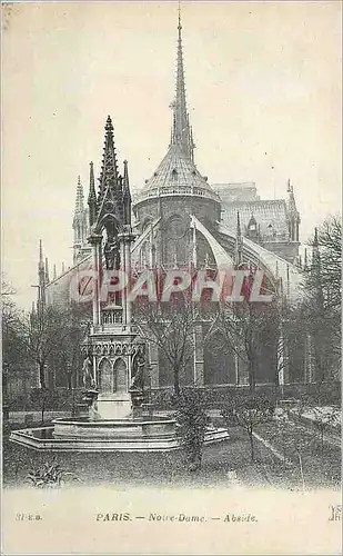 Cartes postales Paris Notre Dame L'Abside
