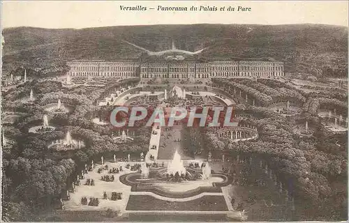 Ansichtskarte AK Versailles Panorama du Palais et du Parc