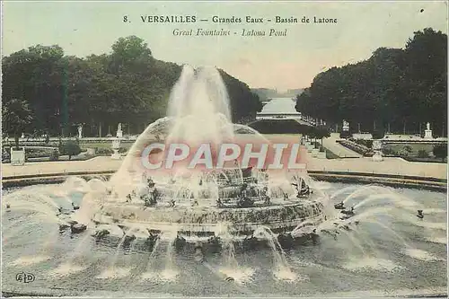 Cartes postales Versailles Grandes Eaux Bassin de Latone