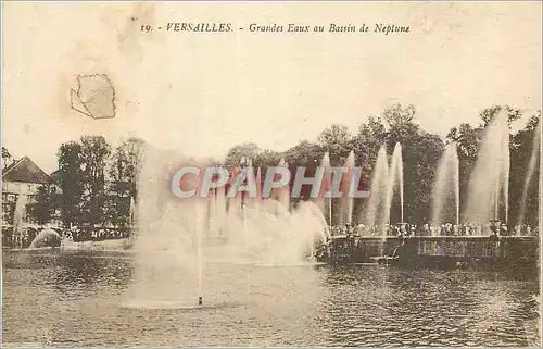 Ansichtskarte AK Versailles Grandes Eaux au Bassin de Neptune