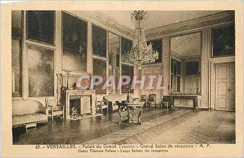 Ansichtskarte AK Versailles Palais du Grand Trianon Grand Salon de Reception
