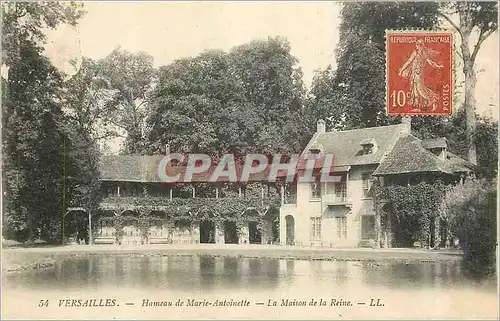 Ansichtskarte AK Versailles Hameau de Marie Antoinette La Maison de la Reine