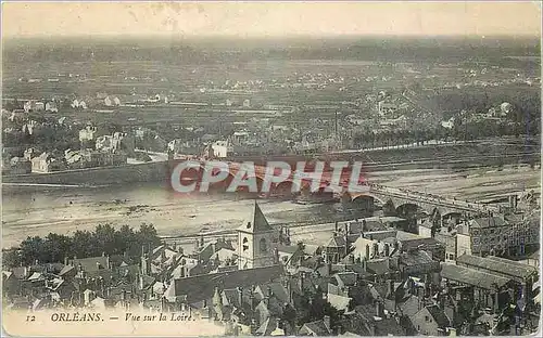 Ansichtskarte AK Orleans Vue sur la Loire