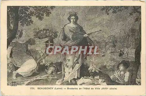 Ansichtskarte AK Beaugency (Loiret) Broderies de l'Hotel de Ville (XVIIe Siecle)