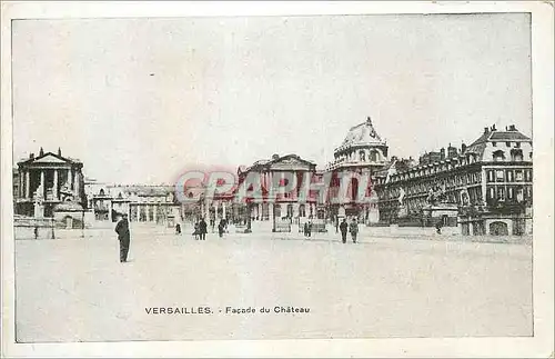Cartes postales Versailles Facade du Chateau