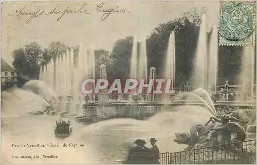 Cartes postales Parc de Versailles Passin de Neptune