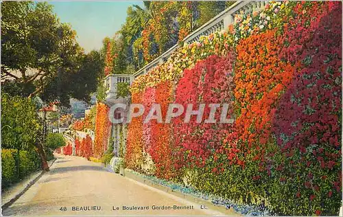 Ansichtskarte AK Beaulieu Le Boulevard Gordon Bennett