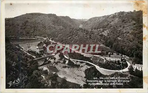 Cartes postales moderne Vallee de la Sioule Panorama sur le Barrage et l'Usine Hydro electrique des Fades