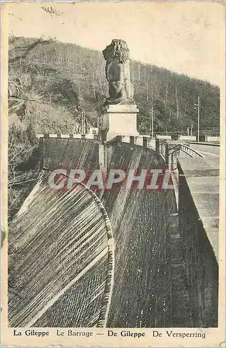 Cartes postales La Gileppe Le Barrage De Gileppe de Versperring