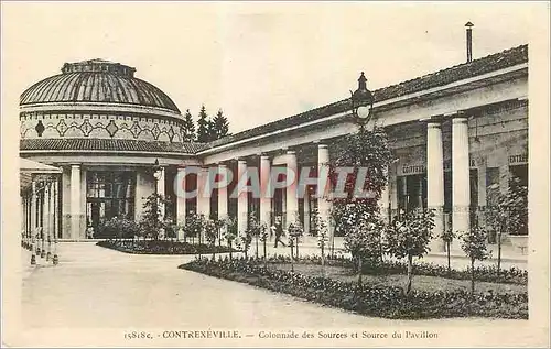 Ansichtskarte AK Contrexeville Colonnade des Sources et Source du Pavillon