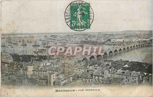 Cartes postales Bordeaux Vue Generale