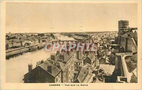 Cartes postales Angers Vue sur la Maine