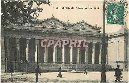 Ansichtskarte AK Bordeaux Palais de Justice