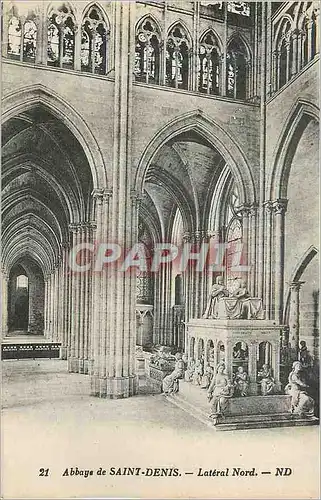 Ansichtskarte AK Abbaye de Saint Denis Lateral Nord