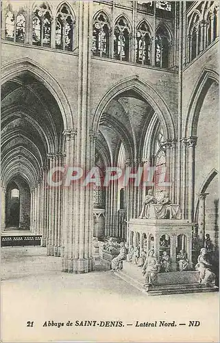 Cartes postales Abbaye de Saint Denis Lateral Nord