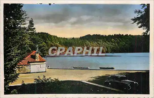 Moderne Karte L'Auvergne Le Lac Pavin Le plus beau des Lacs de Crotere d'Auvergne Alt 1197 m