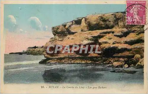 Cartes postales Royan La Conche du Chay Les Gros Rochers
