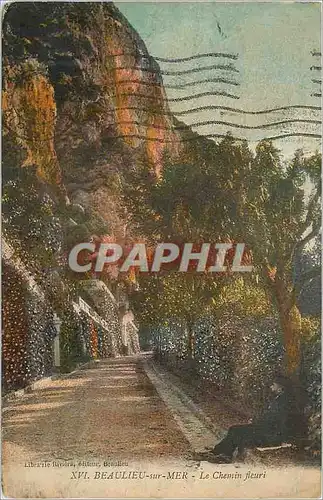 Cartes postales Beaulieu sur Mer Le Chemin Fleuri