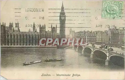 Cartes postales London Westminster Bridge