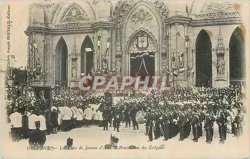 Cartes postales Orleans Les Fetes de Jeanne d'Arc La Benediction des Eveques