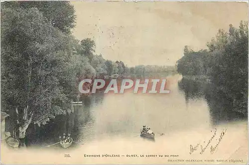Cartes postales Environs d'Orleans Olivet Le Loiret vu du Pont
