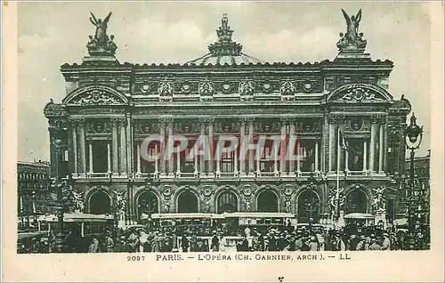 Cartes postales Paris l'Opera (Ch Garnier Arch)