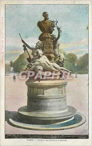 Cartes postales Paris Statue de Francis Garnier