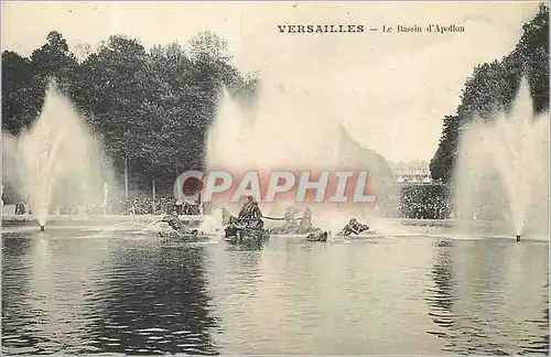 Cartes postales Versailles Le Bassin d'Apollon