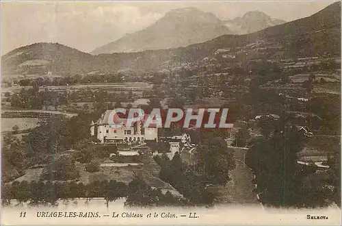 Cartes postales Uriage les Bains Le Chateau et le Colon
