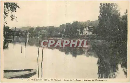 Ansichtskarte AK La Varenne St Hilaire (Seine) Bords de la Marne Coteaux de Chennevieres