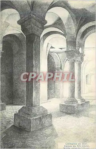 Cartes postales Collegiale de Huy Crypte du XIe Siecle