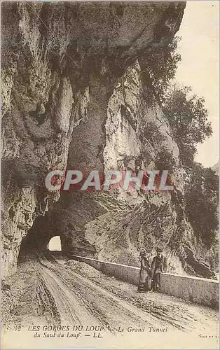 Ansichtskarte AK Les Gorges du Loup Le Grand Tunnel du Saut du Loup