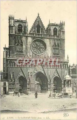 Cartes postales Lyon La Cathedrale Saint Jean